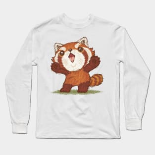 Red panda standing Long Sleeve T-Shirt